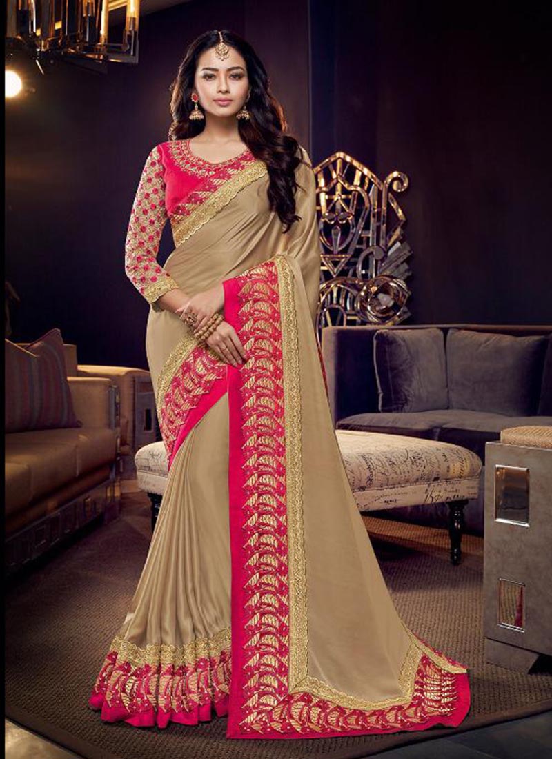 16 Best Trendy Silk Saree Simple Aari Work Blouse Designs - M-womenstyle