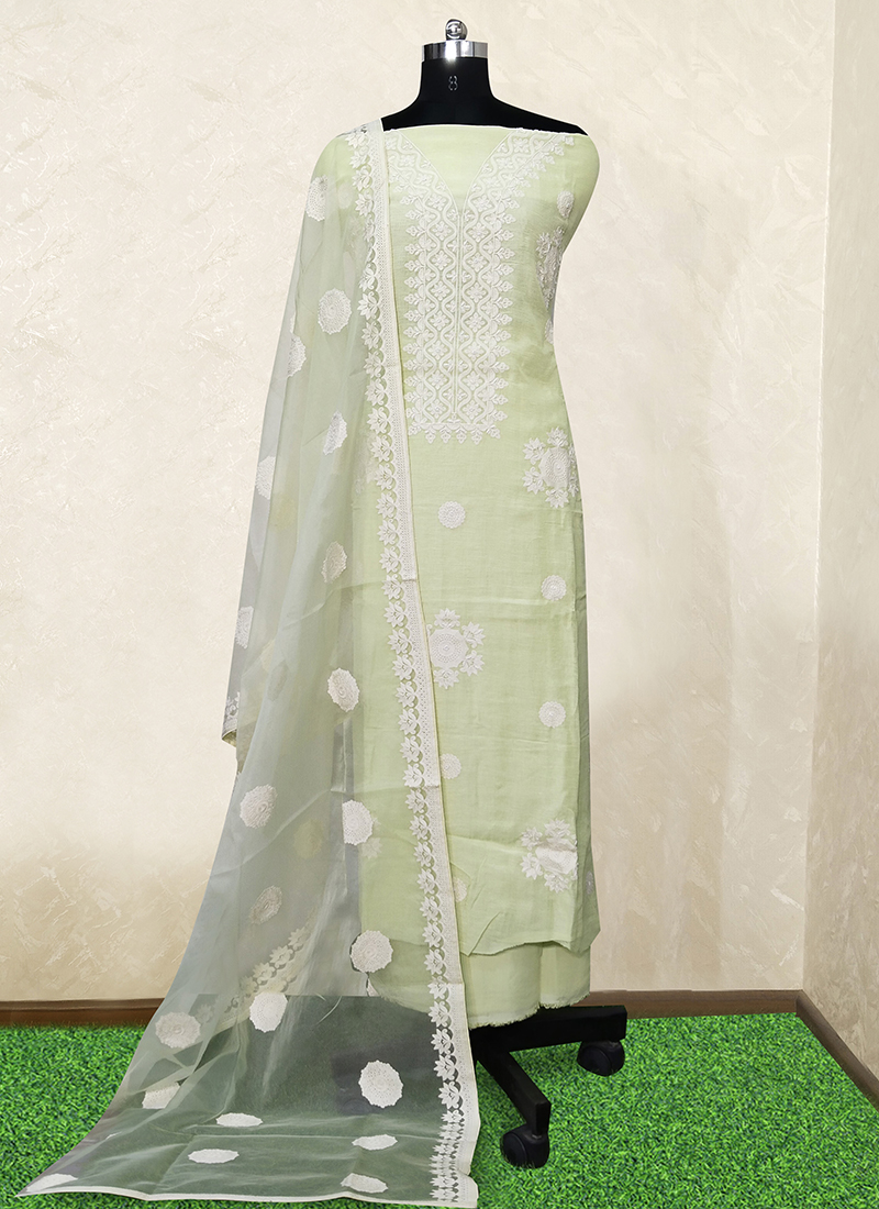 Linen Dress Material and Dupatta - Harmony Lifestyle