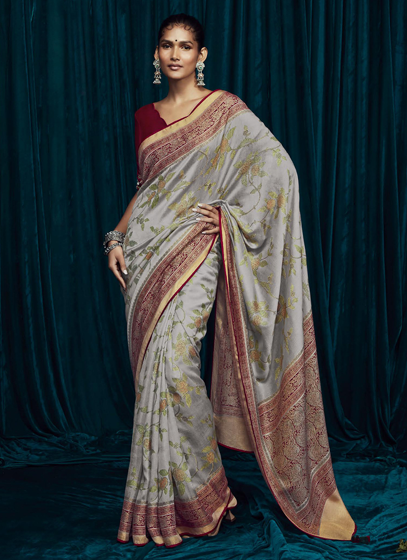 Brasso sarees at Rs 735/piece | Brasso Saree in Surat | ID: 11934751712