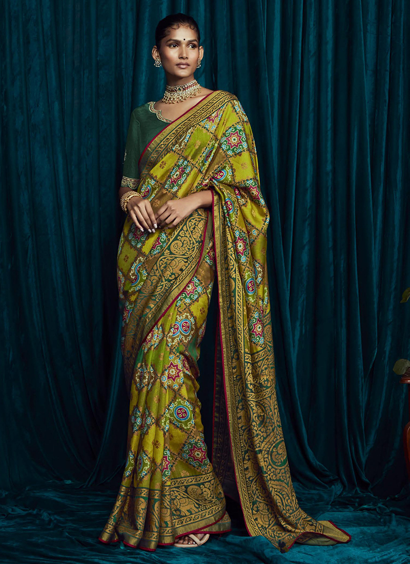 full brasso saree | BS014 | eye-catching fine silks di 2023 | Mode,  Chiffon, Elite