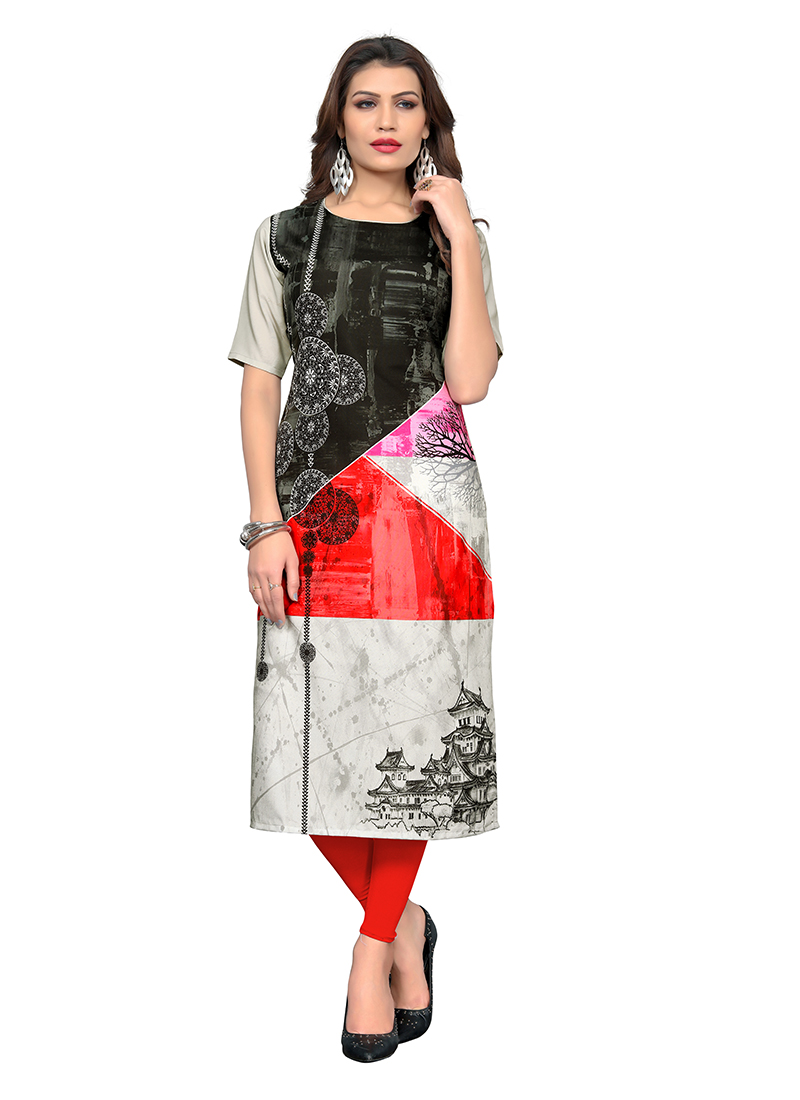 Details more than 71 american crepe fabric kurti latest - POPPY