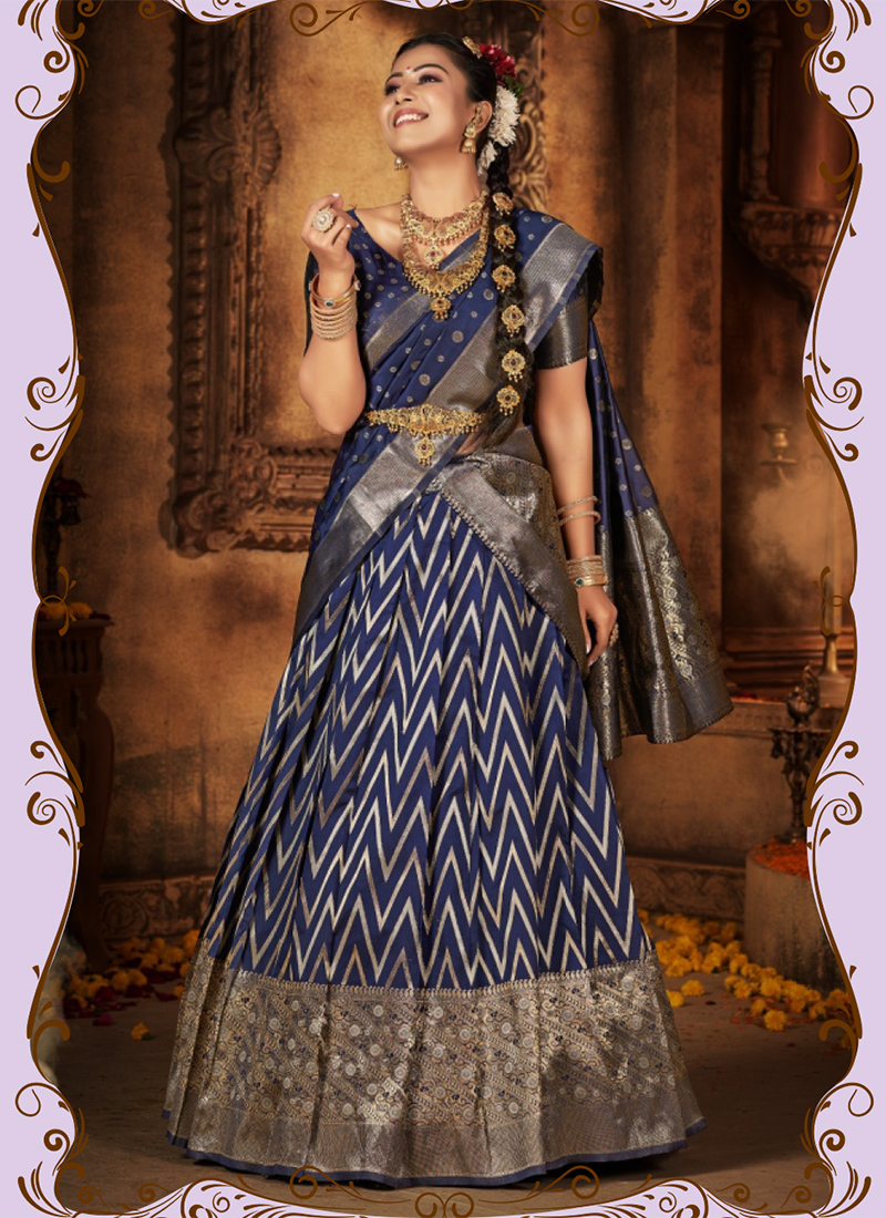 Latest Half n Half Saree Trends of 2021 - Ethnicfashion.over-blog.com