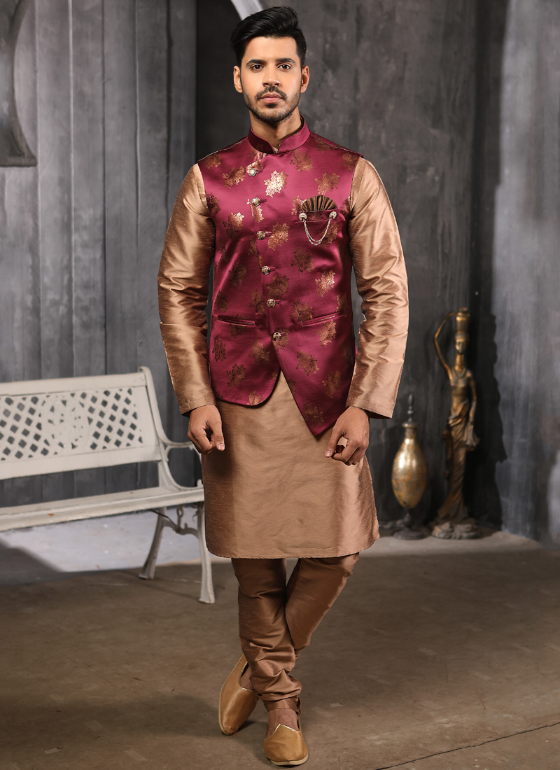 Jacket Style Kurta Pajama is One of the Traditional Wears | by Ajay Bind |  Medium