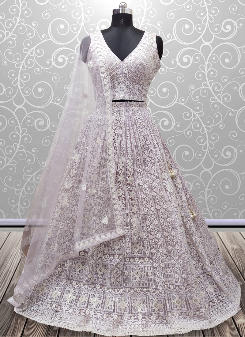 Buy Lucknowi Lehenga online by India's Top Luxury Designer 2024