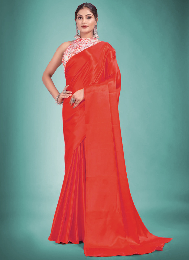 Buy Red Sarees for Women by Dev Shree Silk Online | Ajio.com