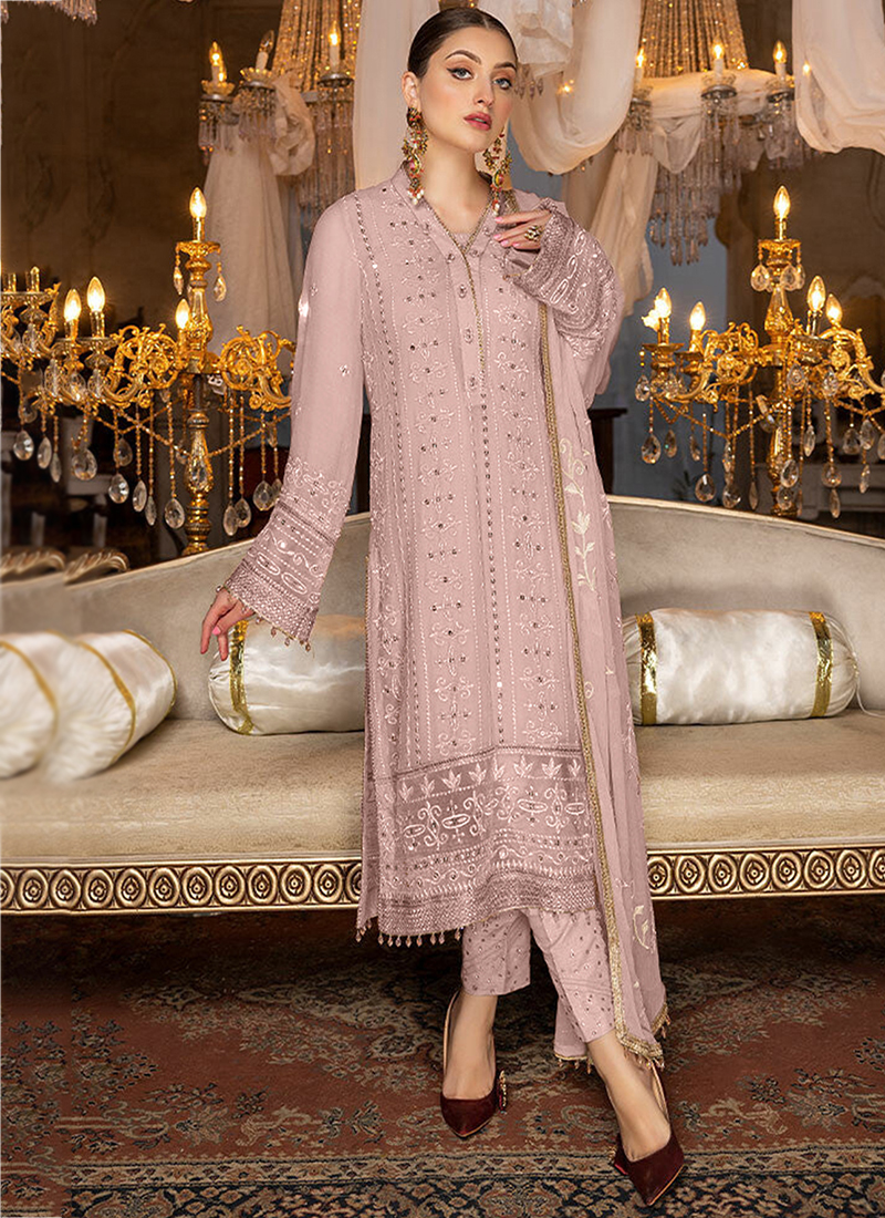 Rose gold deals pakistani dress