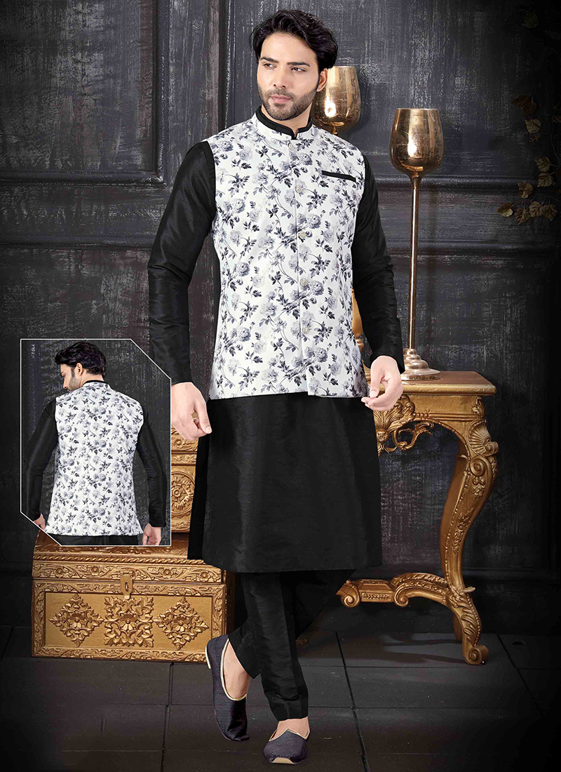 35 Latest Men's Kurta Pajama With Jacket Designs for (2020) | Waistcoat  designs, Mens kurta designs, Gents kurta design
