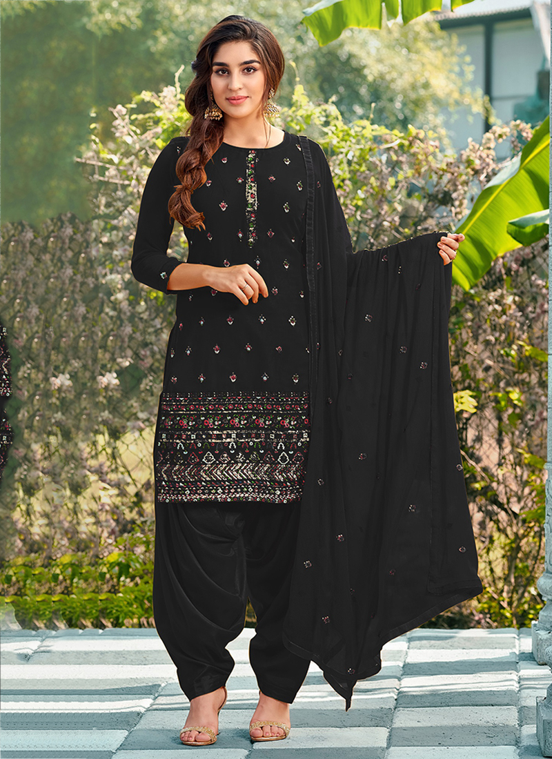 Patiyala 2025 dress black