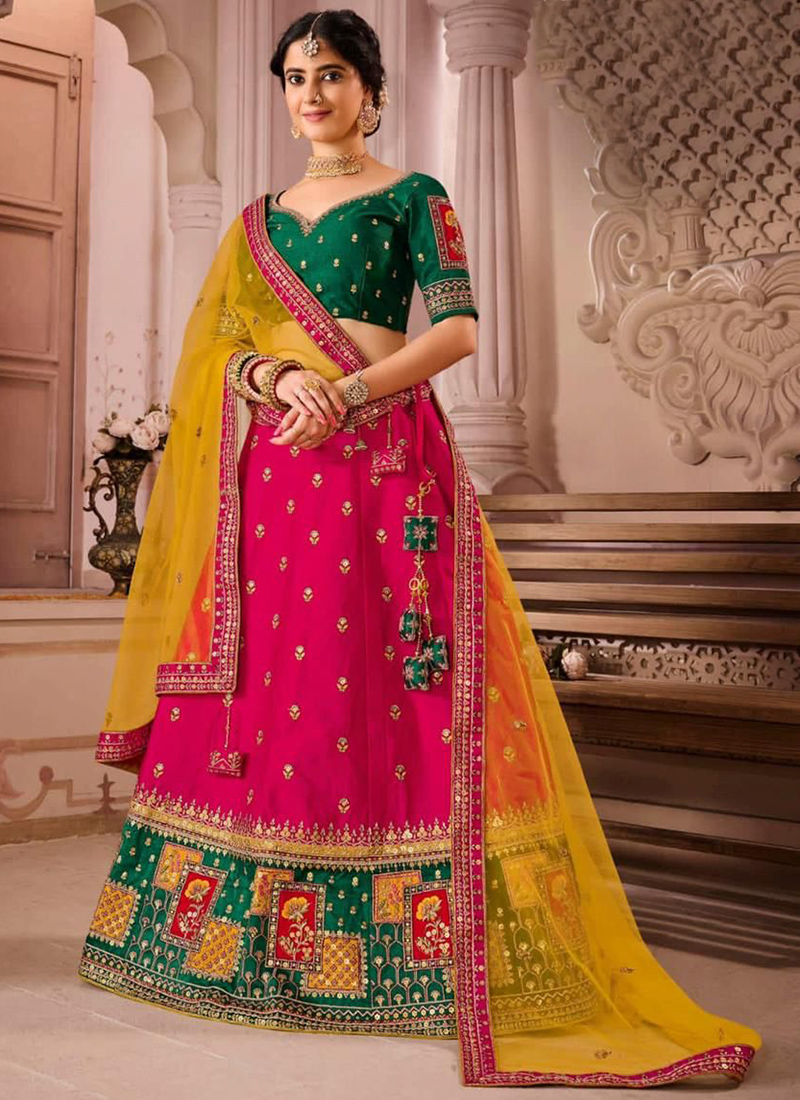 Sonal Chauhan Maisha 5202 Premium Dark pink Gajari Colors At Wholesale  Price..By-Suit House