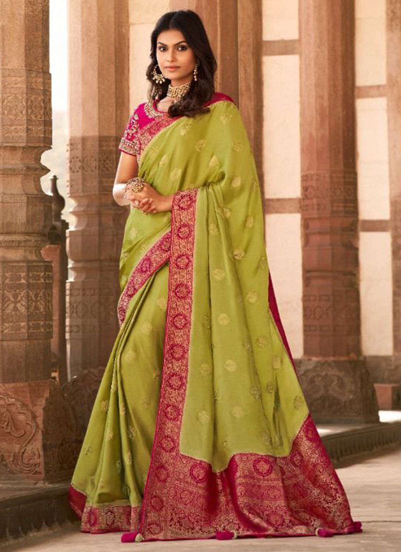 Discover the epitome of grace with our exclusive collection of bottle green  Kanchipuram sarees. Perfect for weddings, these sarees blend… | Instagram