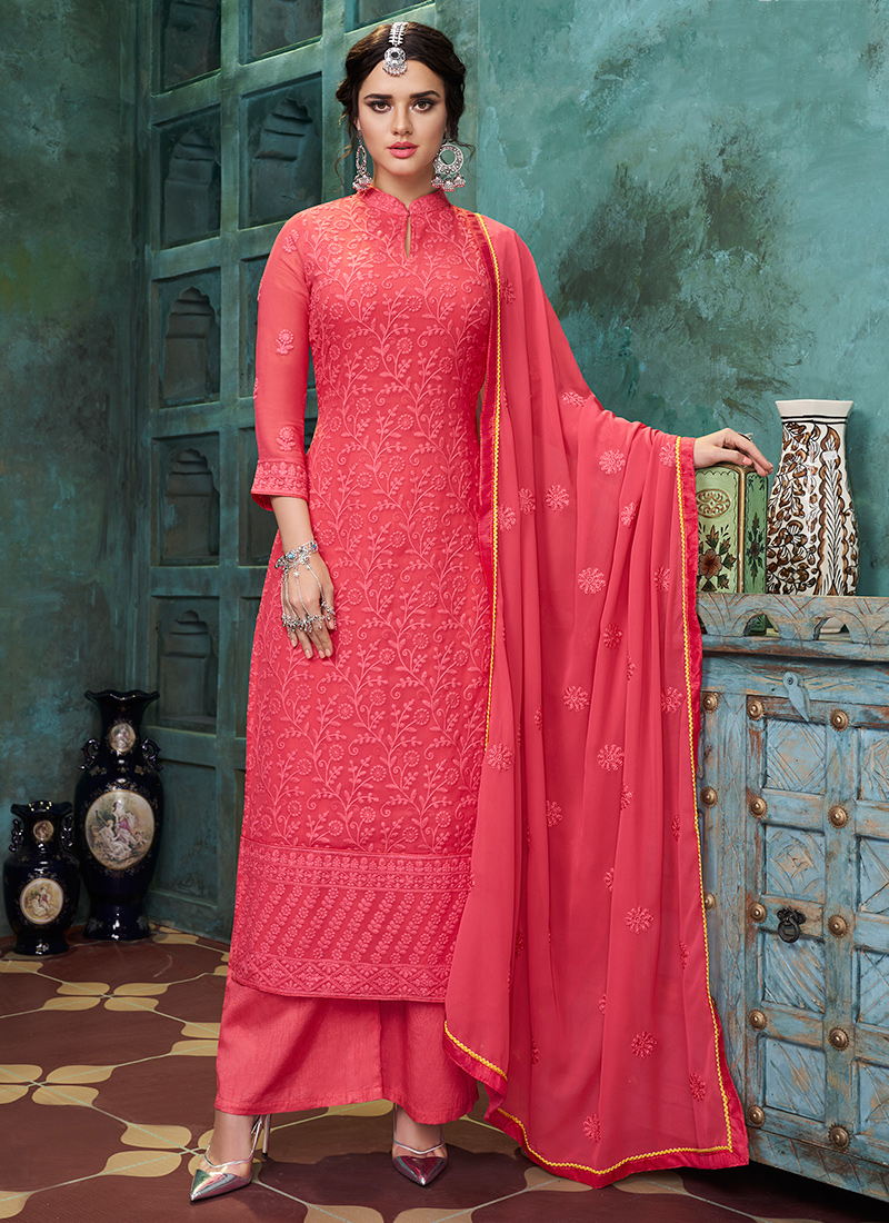 Premium Georgette Lakhnavi Gown with Lining inside paired up with Chiffon  Dupatta….