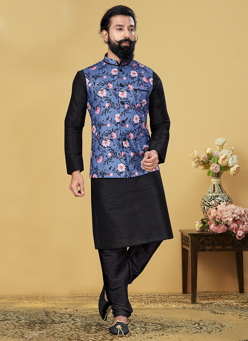 Buy Desiring Festival Wear Silk Pink Printed Work Kurta, 49% OFF