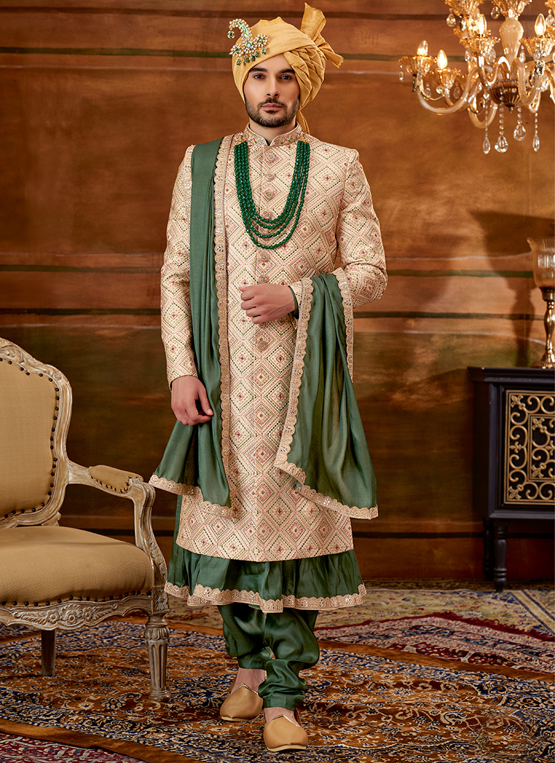 Anarkali sherwani deals