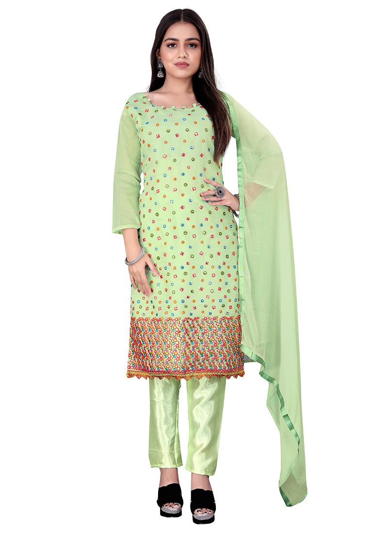 Modal Chanderi Cotton Dress Materials - FullonOffer