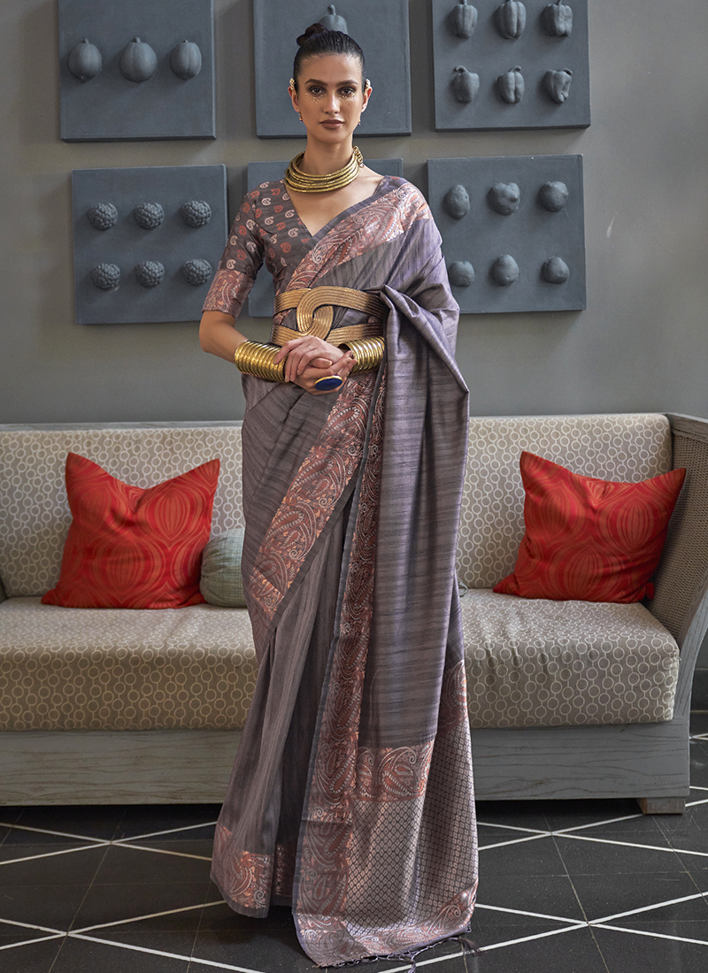 Red Copper Zari weaving Banarasi Soft Silk Saree – Sareeko-sgquangbinhtourist.com.vn