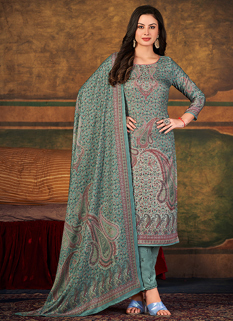 HANIYA CREATION 04 PASHMINA SALWAR SUIT ONLINE