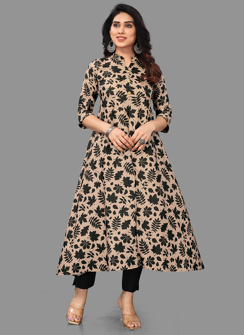 Spotlight 3 New Latest Designer Traditional Wear Rayon Kurtis Collection   The Ethnic World