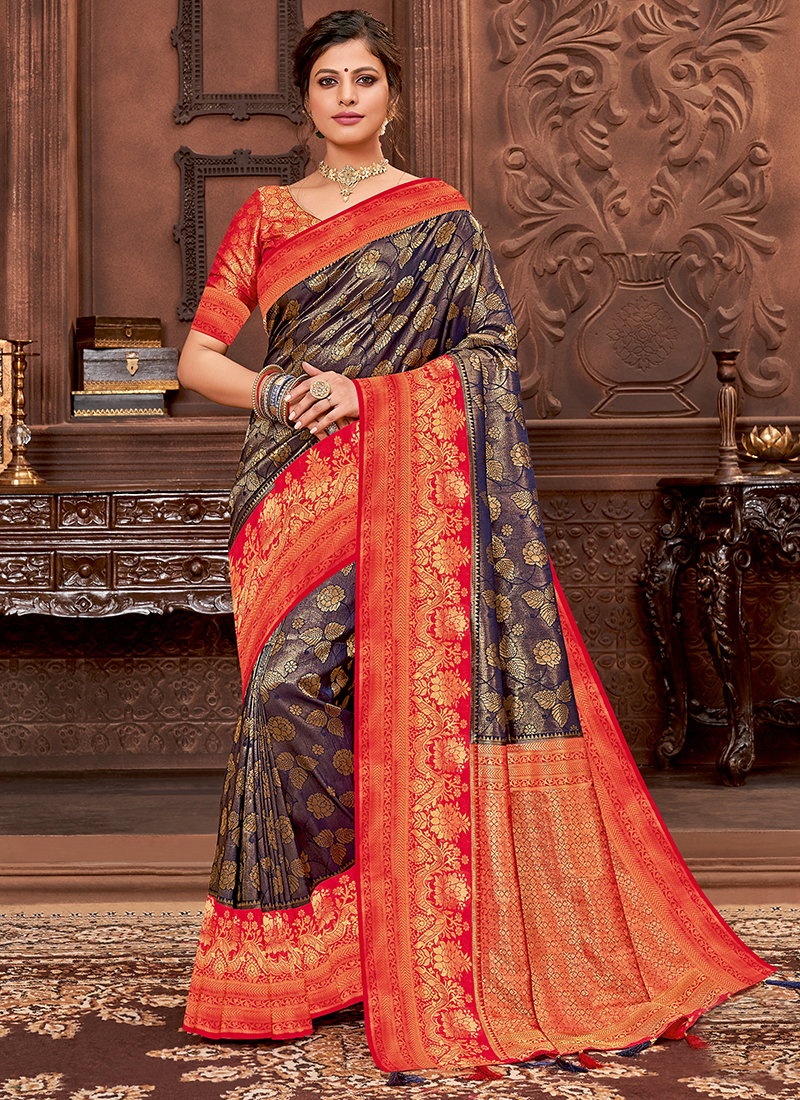 Shop Latest Soft Tussar Silk Saree Online In India | Me99