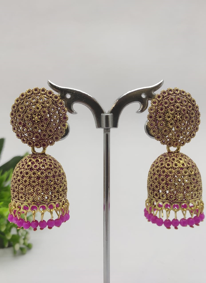 gold hoop earrings indian pakistani Gold Hoop Earrings  Daily Wear    Indian wedding jewelry sets Indian bridal jewelry sets Indian jewellery  design earrings