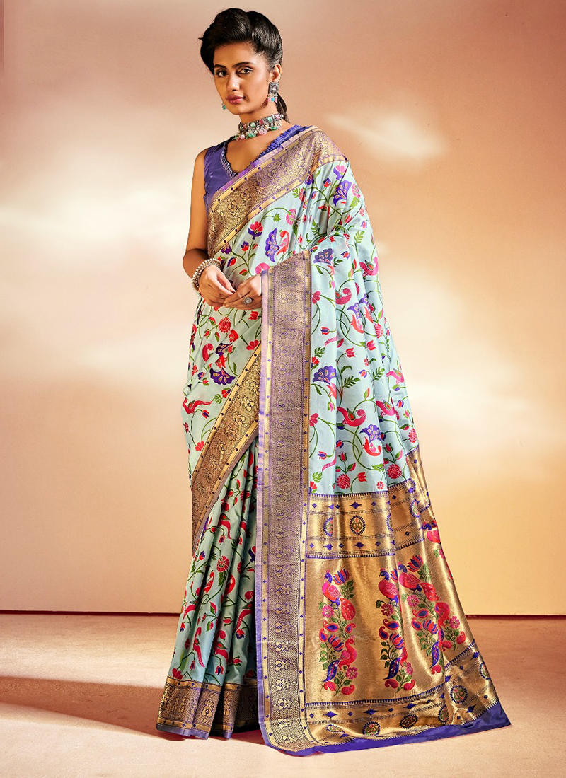 Party wear clearance paithani saree