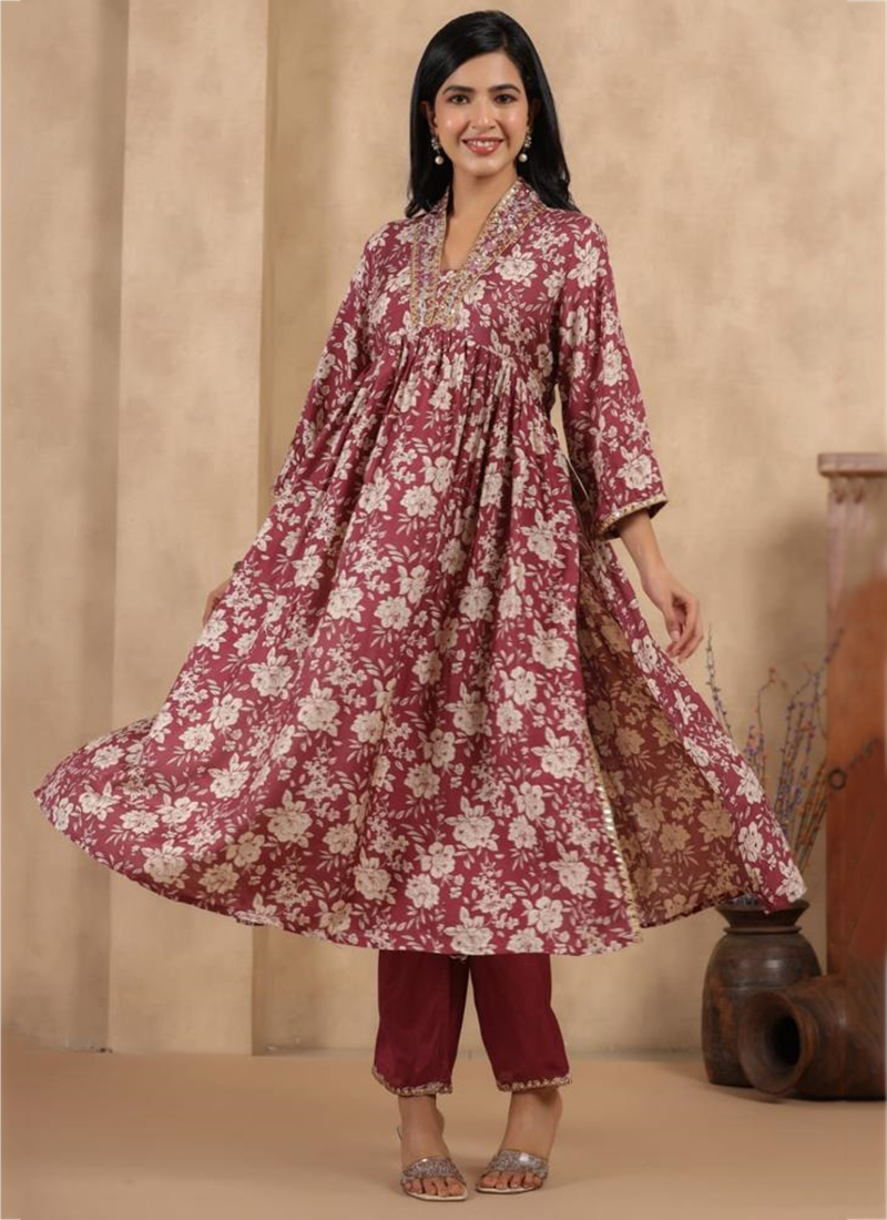 Fancy Kurti with Palazzo and Dupatta at Rs.975/Piece in ahmedabad offer by  Shree Vitrag Fab Design Llp