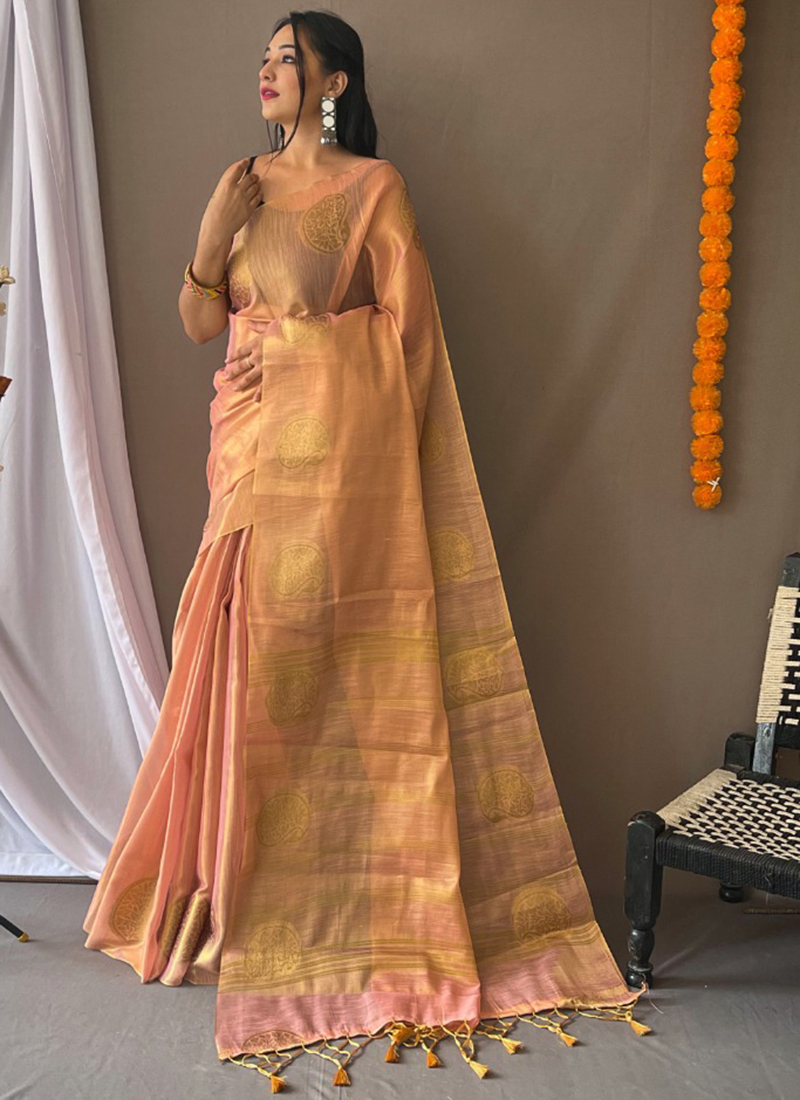 Soft Tissue Silk Saree | Banarasi Tissue Saree | Banarasi Saree For Pa –  Vastra Shringar