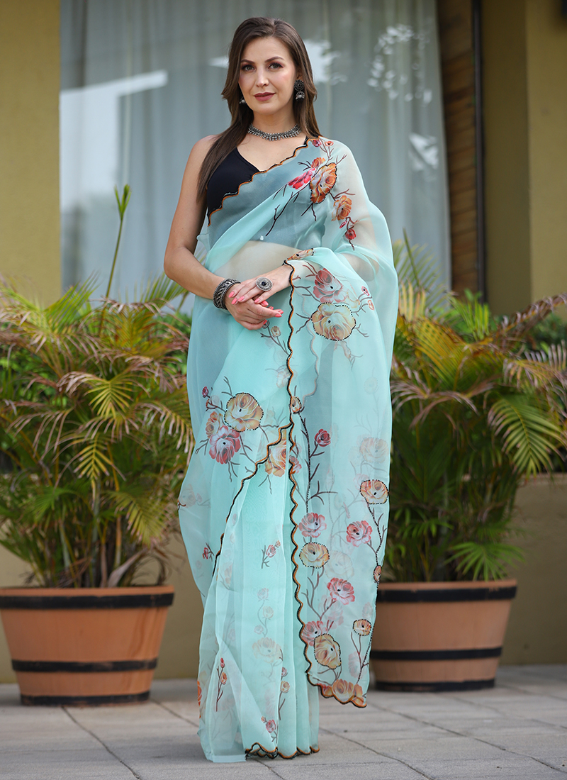 Sanjog organza saree