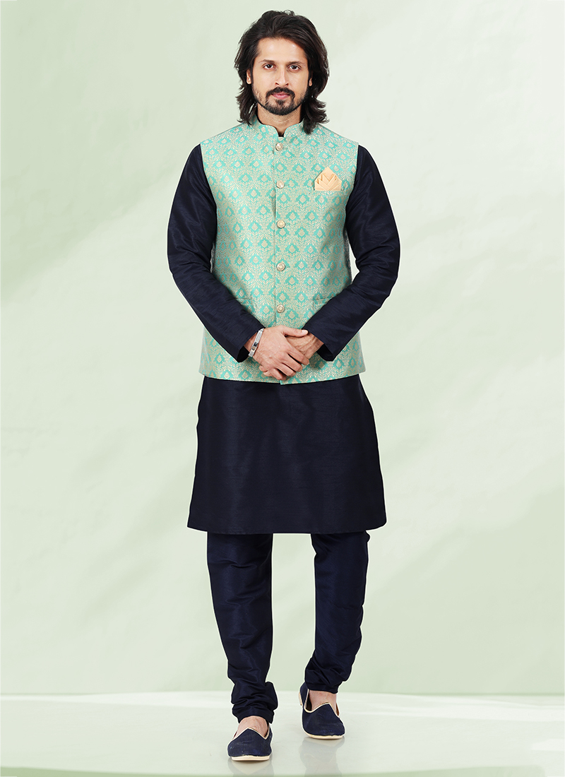 Kurta Pyjama Set Online india - Kurta Pyjama Nehru jacket – Tagged  