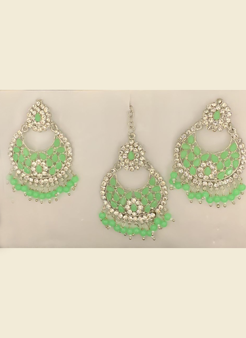 Thohura Large Antique Earrings - Mint – SOKORA JEWELS