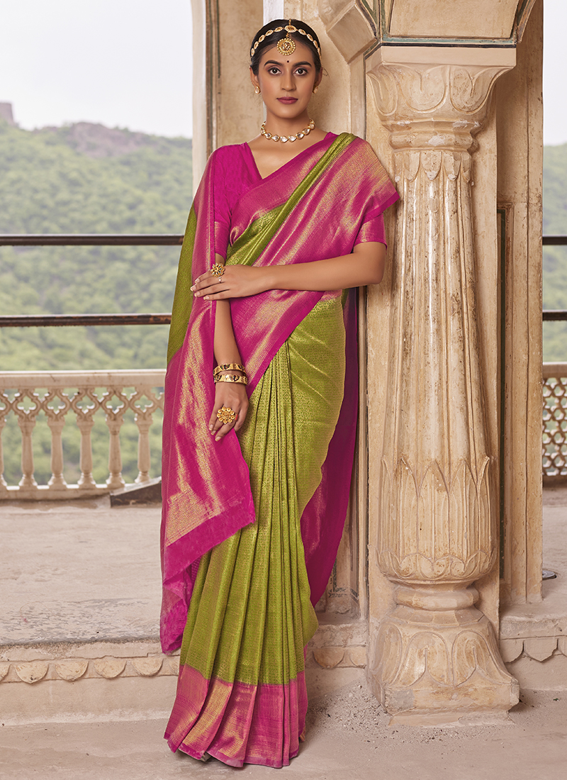 Buy plain and embroidered linen sarees online from Kankatala | Kankatala