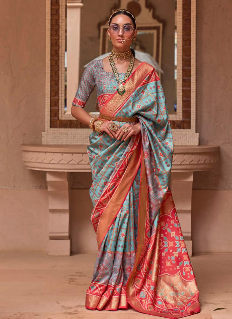 Blue & Pure Silk Saree | Sakhi Fashions – sakhifashions