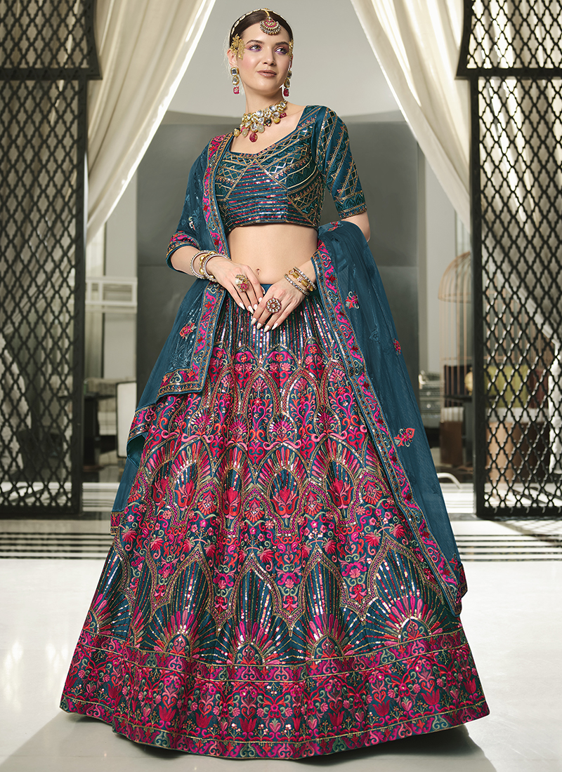 Black Lehenga/hot Pink Lehenga/ Blue Lehenga /south Asia Wedding/bridal  Lehenga/lehenga Shopping Online Canada/indian Wedding Dress Online - Etsy