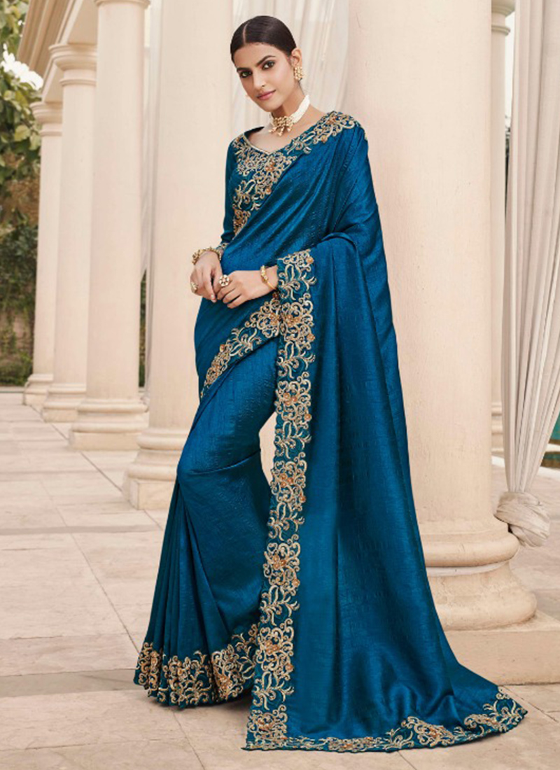 Buy Satin Silk Saree Online -