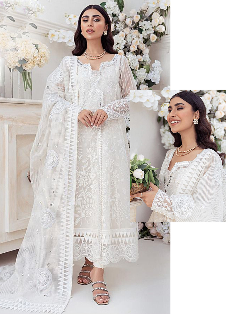 White pakistani clearance suit