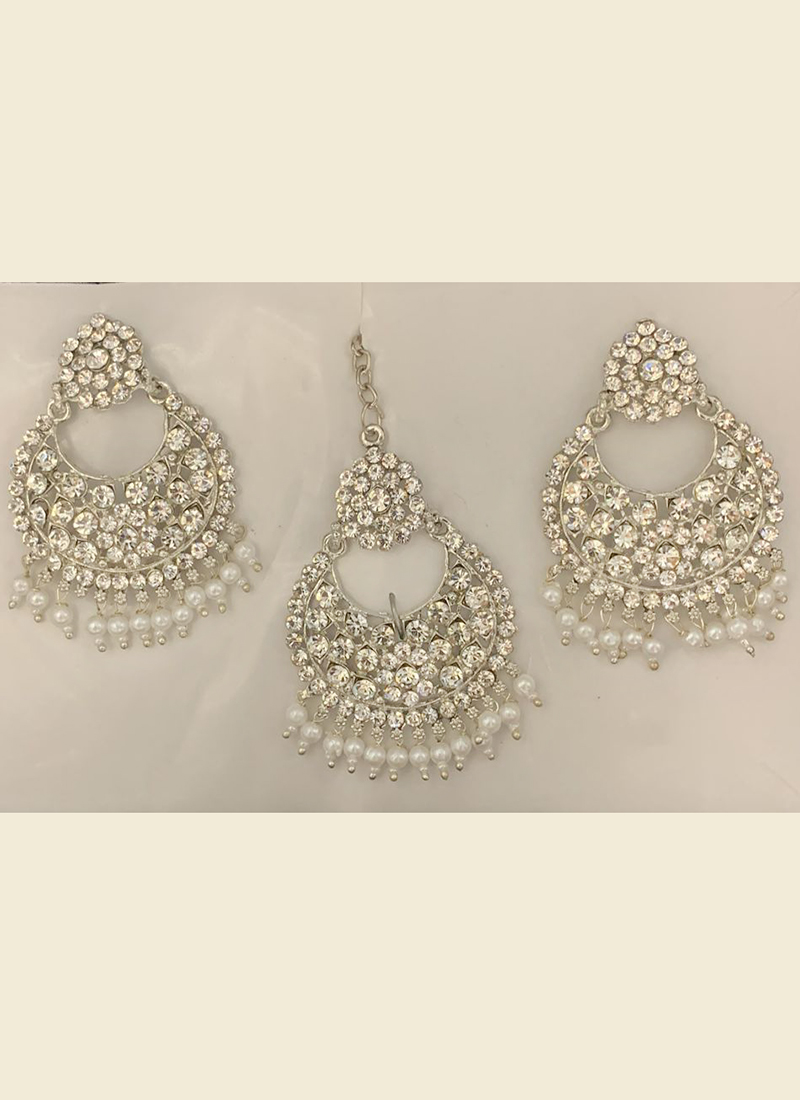 Kuhali Earrings and Tikka sets - Pink – SOKORA JEWELS